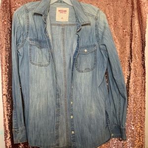 Button up jean shirt
